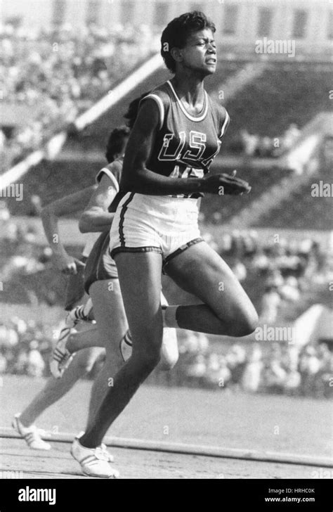 Wilma Rudolph, American Olympian Stock Photo - Alamy