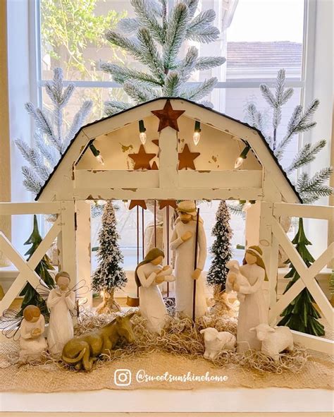 Willow Tree Nativity Scene | Christmas nativity scene display, Willow tree nativity, Christmas ...