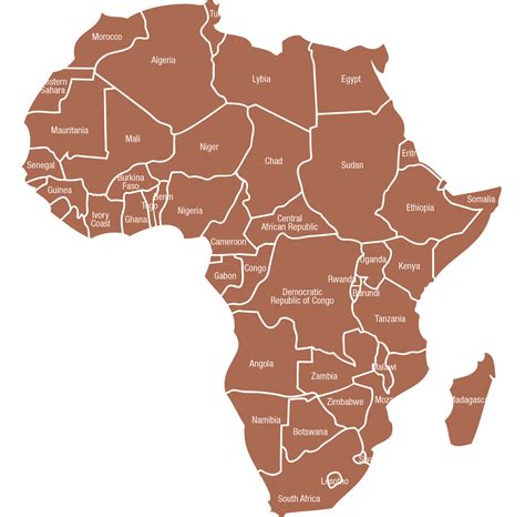 Africa Map Transparent Image | PNG Arts