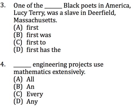 exam - Writing a multiple question test in TOEFL - TeX - LaTeX Stack Exchange