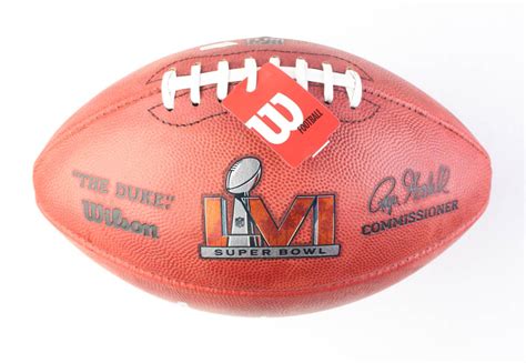 Cooper Kupp Signed "The Duke" Super Bowl LVI Logo NFL Official Game Ball (Fanatics) | Pristine ...