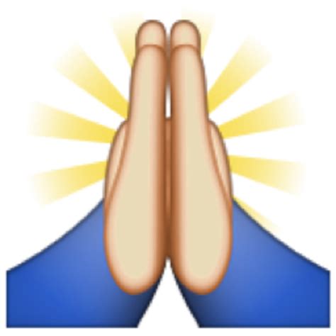 Blessed Emoji | #Blessed | Hand emoji, Hand emoji meanings, Emoji