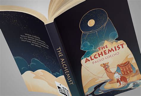 book cover for The Alchemist on Behance