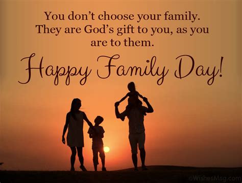 Happy Family Day Wishes, Messages and Quotes - WishesMsg | Family day quotes, Family day, Family ...