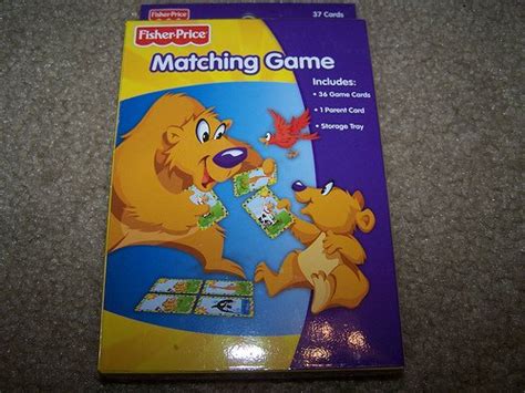 Fisher Price Matching Game Brand New Preschool Cards