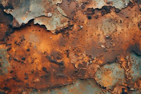 Premium AI Image | Metal rust background