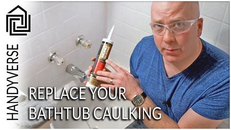 How to Replace Your Bathtub Caulking : Quick Fix #01 - YouTube