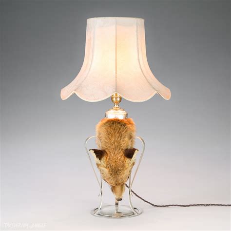 Taxidermy Fox Head Lamp by Peter Spicer - Taxidermy Jungle