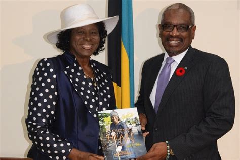 Cynthia “Mother” Pratt Presents a Copy of Her Book to Prime Minister ...