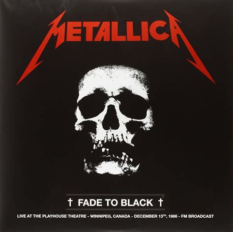 METALLICA - Fade To Black: Live At The Playhouse 1986 - Amazon.com Music