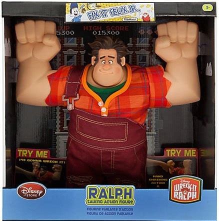 Disney Wreck-It Ralph Exclusive Ralph Talking Action Figure - 14'' H (15'' H with raised arms ...