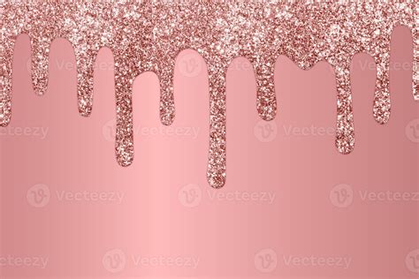 Rose Gold dripping glitter background, Dripping Glitter Background 11331629 Stock Photo at Vecteezy