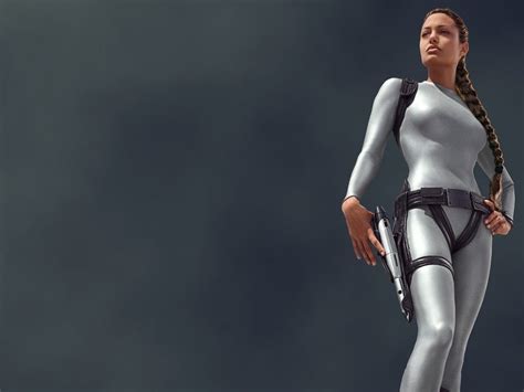 Angelina Jolie portraying Lara Croft - hot pic | Trenzas