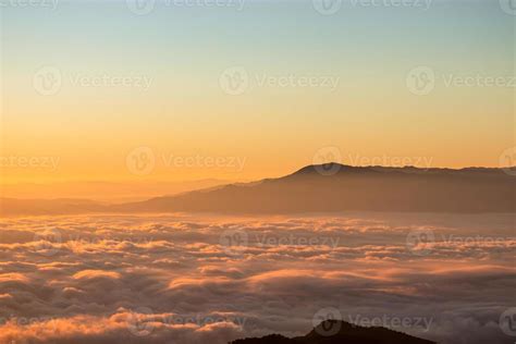 Foggy Mountain Dramatic Sunrise Background landscape Thailand 5435002 ...