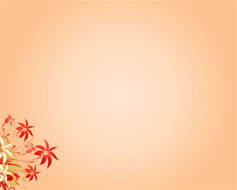 Simple Flower Template Background For PowerPoint, Google Slide Templates - PPT Backgrounds
