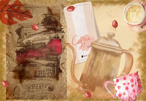 Vintage Coffee Illustration Free Stock Photo - Public Domain Pictures