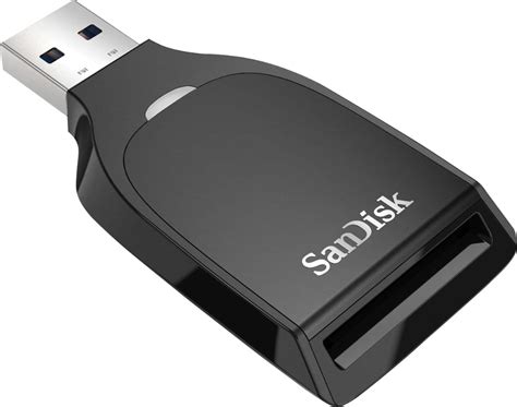 Best Buy: SanDisk USB 3.0 SD UHS-I Card Reader Black SDDR-C531-ANANN