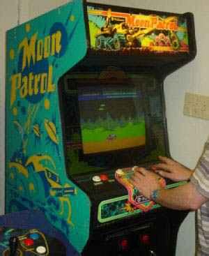 Moon Patrol Arcade Video Game of 1982 by Williams at www.pinballrebel.com