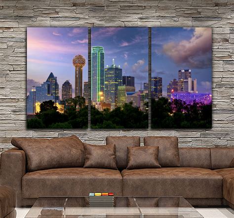 Dallas Skyline Canvas Wall Art | Dallas skyline, Canvas wall art, Wall canvas