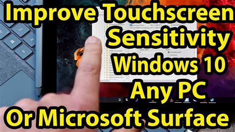 👉How to improve touch responsiveness on any Windows 10 PC || improve touch Sensitivity Windows ...