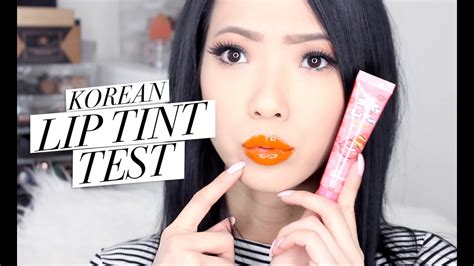 Korean Lip Tints! 💋 Tried and Tested - YouTube