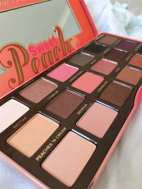 Too Faced Sweet Peach Palette | Sweet peach palette, Peach makeup ...