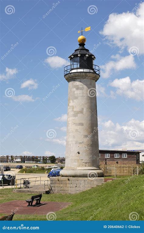 Lighthouse. Shoreham. Sussex. UK Stock Photo - Image of sussex, england ...