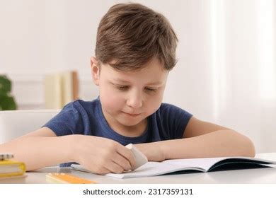 Little Blonde School Kid Boy Reading Stock Photo 1234323772 | Shutterstock