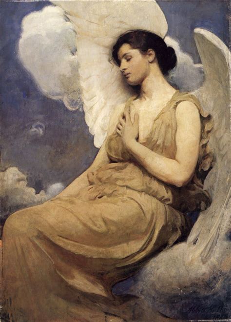 Pinturas de Abbott Handerson Thayer! | Pinturas de anjo, Anjos, Ilustrações