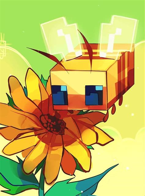 Minecraft Flower Blocker Art