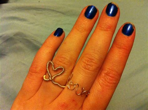 Wire rings | Wire rings, Rings, Heart ring