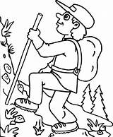 Hiking On Summer Camp Coloring Page  Download & Print Online sketch template