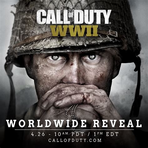 Call of Duty: World War II announced - Reveal at 4. 26 : r/pcmasterrace