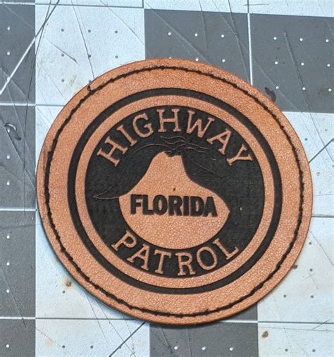 State Trooper Leather Patch Trucker Hat florida Highway Patrol - Etsy