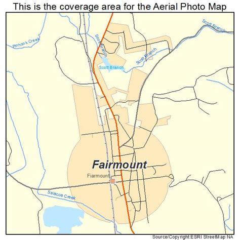 Aerial Photography Map of Fairmount, GA Georgia