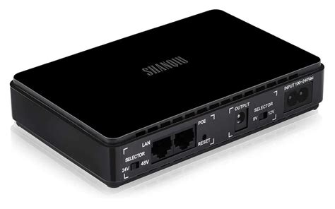 Mini UPS da 48V con USB e RJ45 POE in offerta