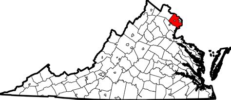 File:Map of Virginia highlighting Fairfax County.svg | Familypedia ...