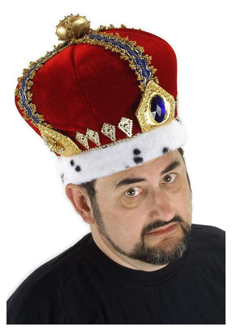 Royal King Costume Hat for Adults