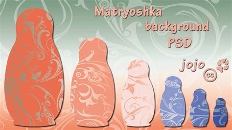 Matryoshka background PSD by jojo-ojoj on DeviantArt