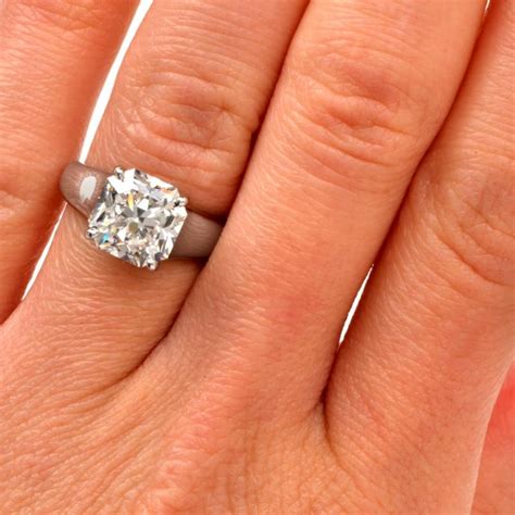 Tiffany and Co. Lucida 4.01 Carat G-VS1 Diamond Platinum Ring at 1stDibs | lucida tiffany ring ...