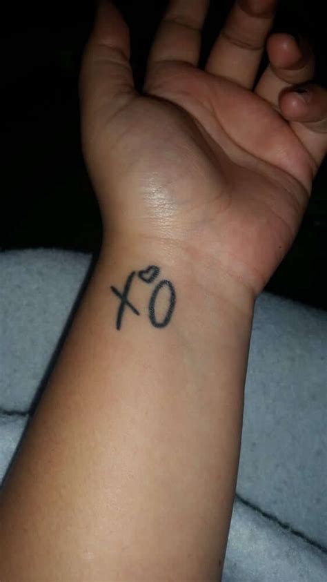 XO Tattoos for Men | Xo tattoo, Tattoos for guys, The weeknd tattoo