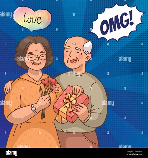 Happy grandparents day pop art style Stock Vector Image & Art - Alamy
