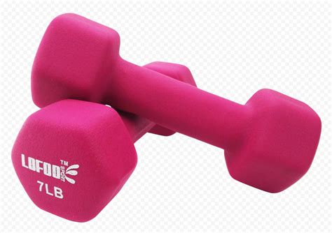 HD Two Training Pink Dumbbells Women Fitness PNG | Citypng