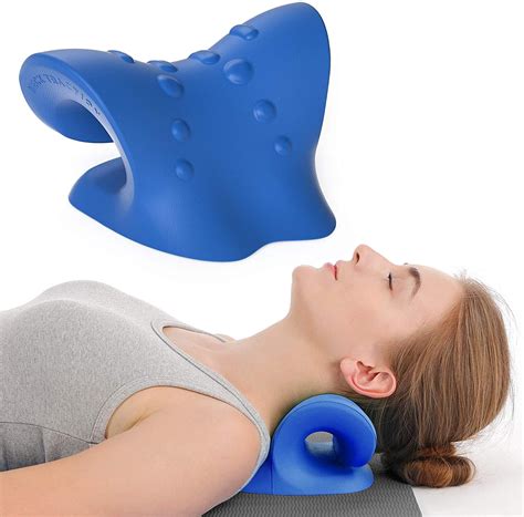 Neck And Shoulder Relaxer, Cervical Traction Device For TMJ Pain Relief And Cervical Spine ...