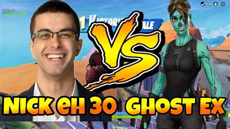 Nick eh 30 Vs Ghost Ex Build battle * Creative* *Nick gets Destroyed ...