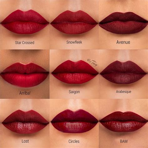 My Fave Red,Dark Red, vampy Colours from Colourpop Ultra matte Liquid Lipstick. | Dark red ...