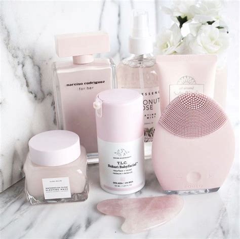 Skincare | pink skincare | pastel skincare | skincare routine | shelfie | foreign Luna ...