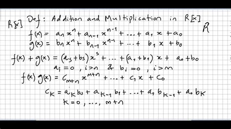 Group Theory 69, Polynomial Rings - YouTube