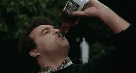 Chug Whiskey GIF - AnimalHouse College Whiskey - Discover & Share GIFs