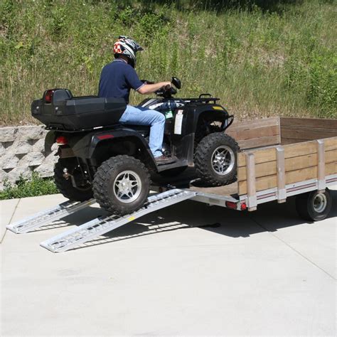 Black Widow Aluminum Arched Dual Runner ATV Trailer Ramps | Discount Ramps